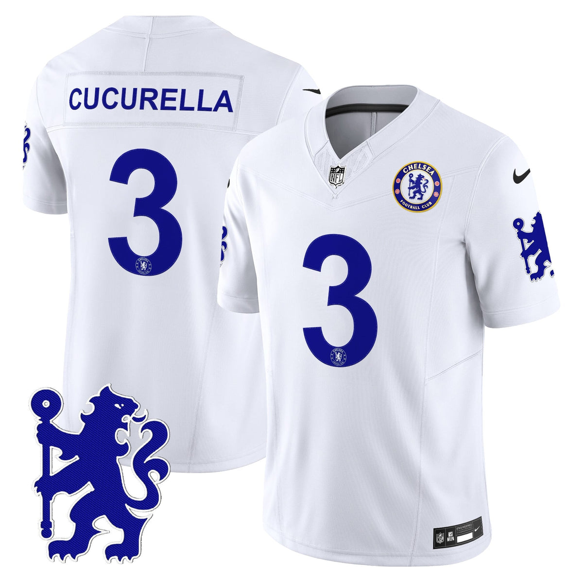 Men's Chelsea 2025 Soccer x Football Vapor Limited Jersey - All stitched