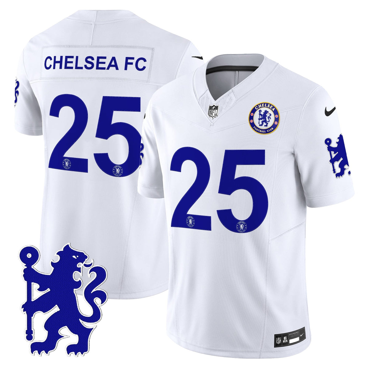 Men's Chelsea 2025 Soccer x Football Vapor Limited Jersey - All stitched