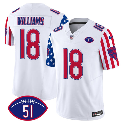 Men's Bears American Style Vapor Limited Jersey - All Stitched