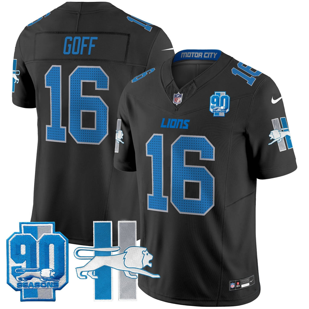 Men's Detroit Lion 1946 Throwback Vapor Limited Jersey - All Stitched